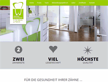 Tablet Screenshot of praxis-waldmueller.de
